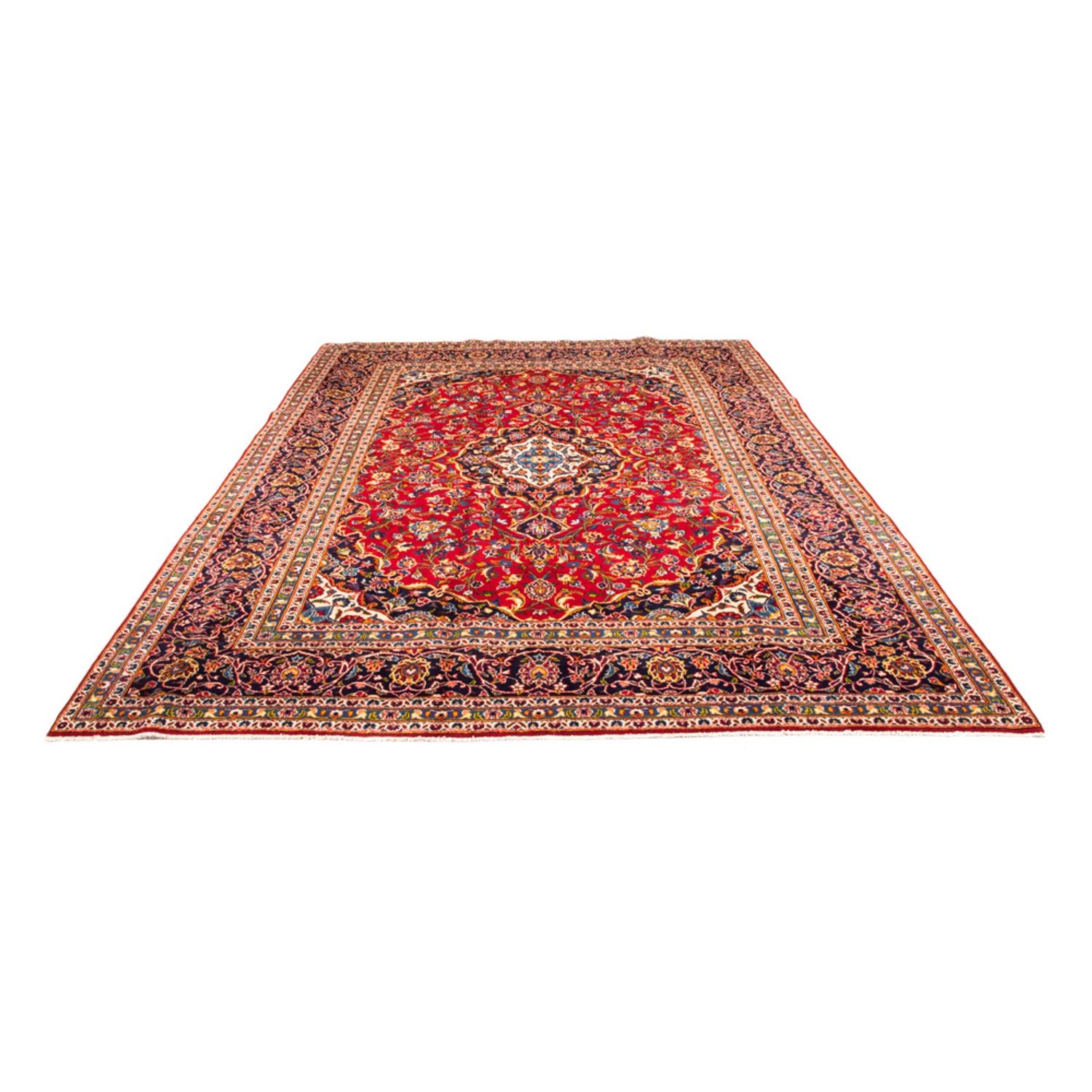 Tapis persan - Keshan - 364 x 260 cm - rouge