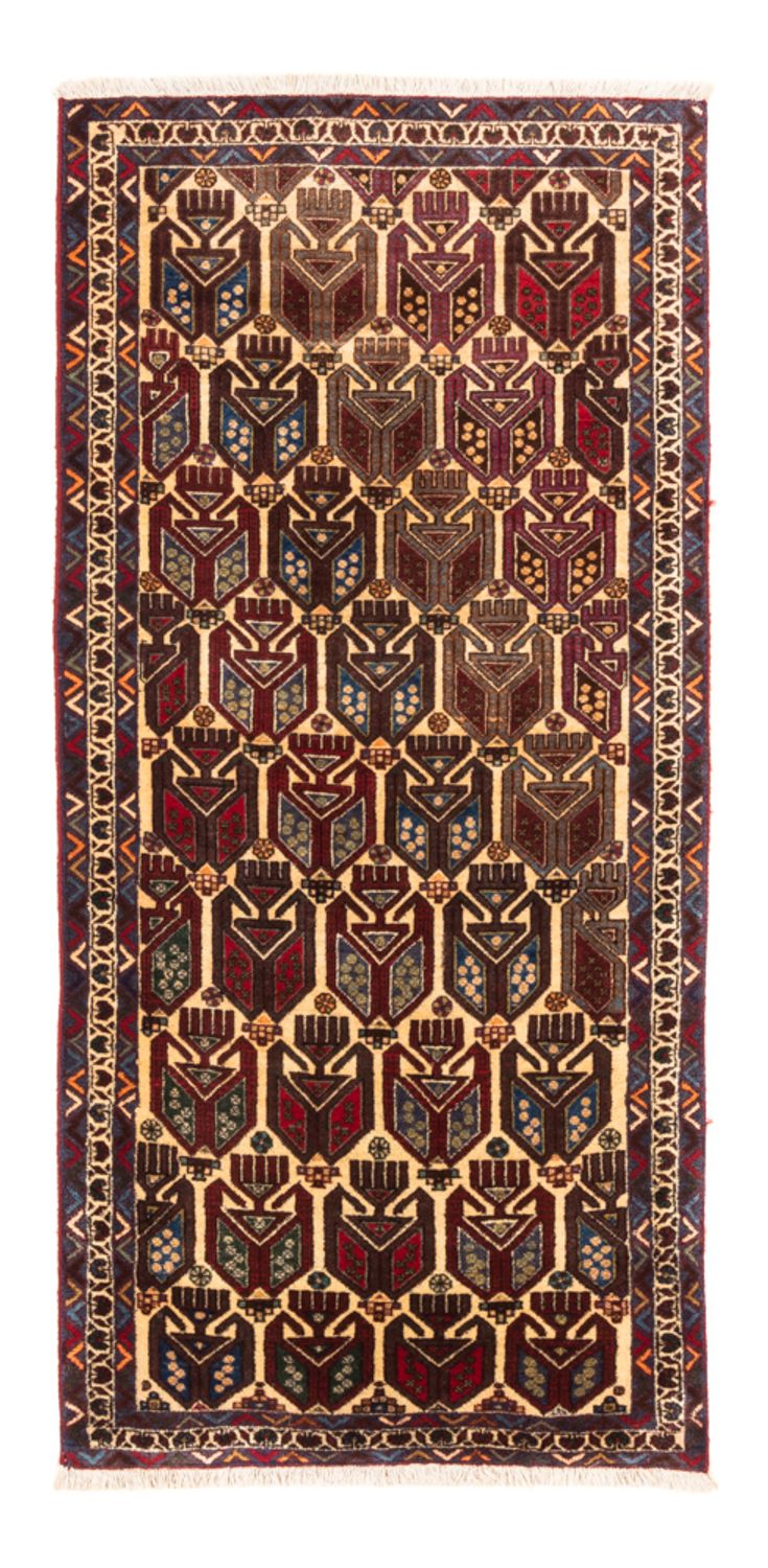 Tapis persan - Nomadic - 165 x 75 cm - multicolore