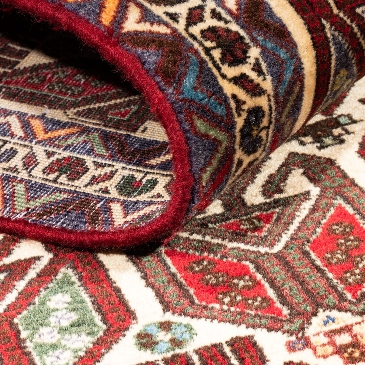 Tapis persan - Nomadic - 165 x 75 cm - multicolore