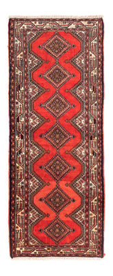 Tapis de couloir Tapis persan - Nomadic - 185 x 75 cm - rouge