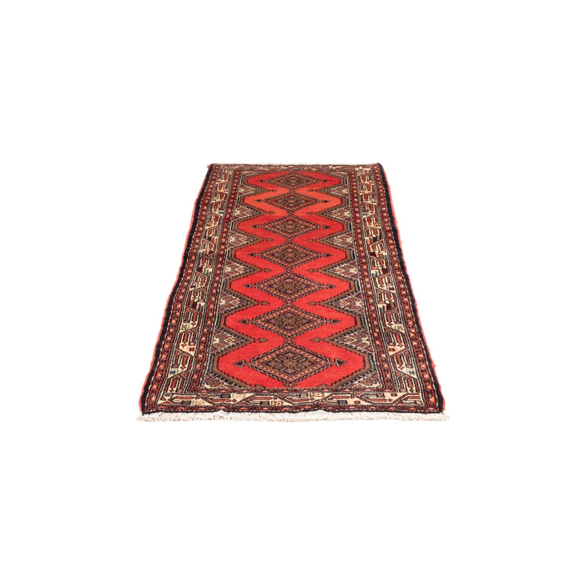 Tapis de couloir Tapis persan - Nomadic - 185 x 75 cm - rouge