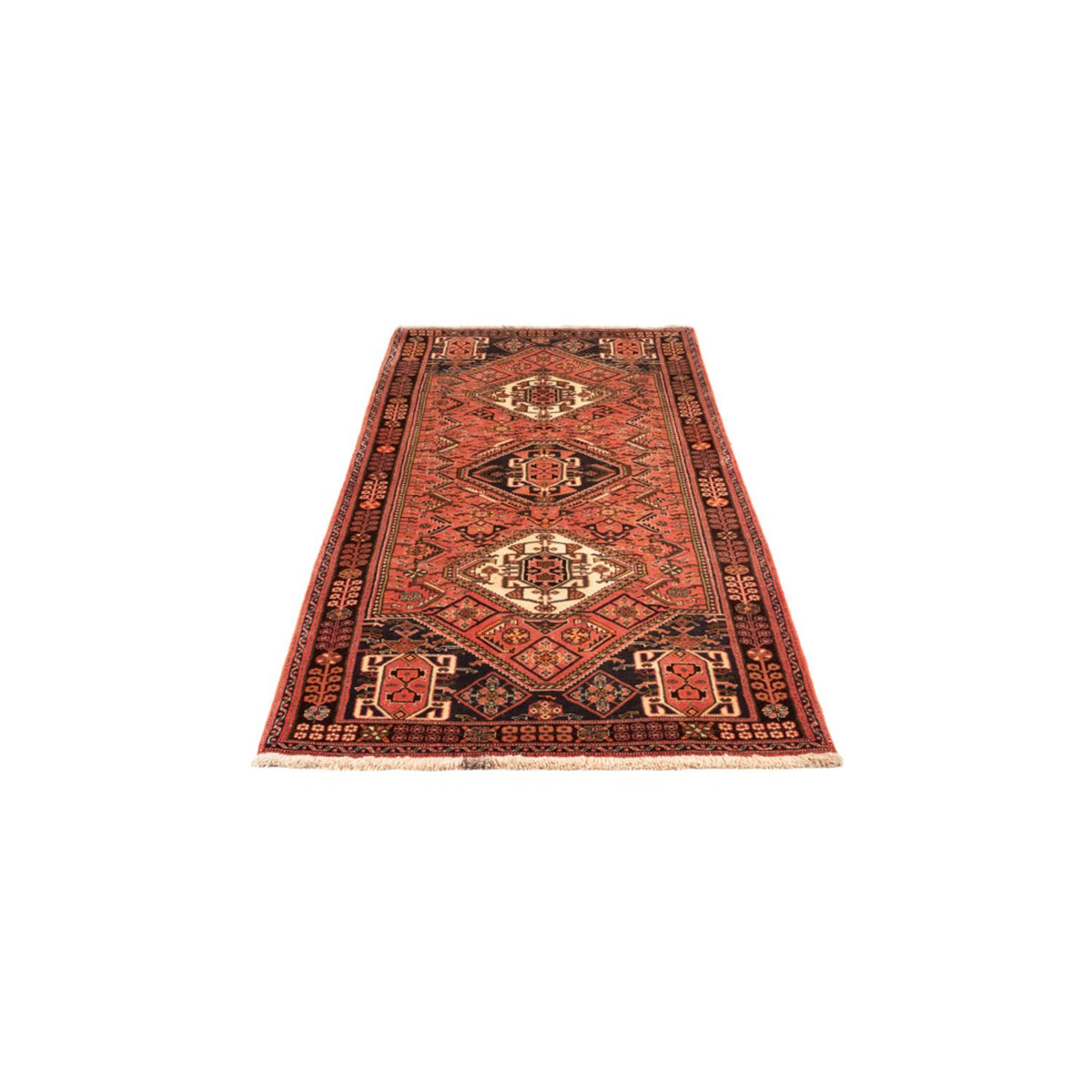 Tapis de couloir Tapis persan - Nomadic - 214 x 86 cm - rouge