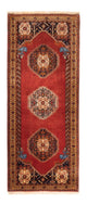 Tapis de couloir Tapis persan - Nomadic - 207 x 84 cm - rouge