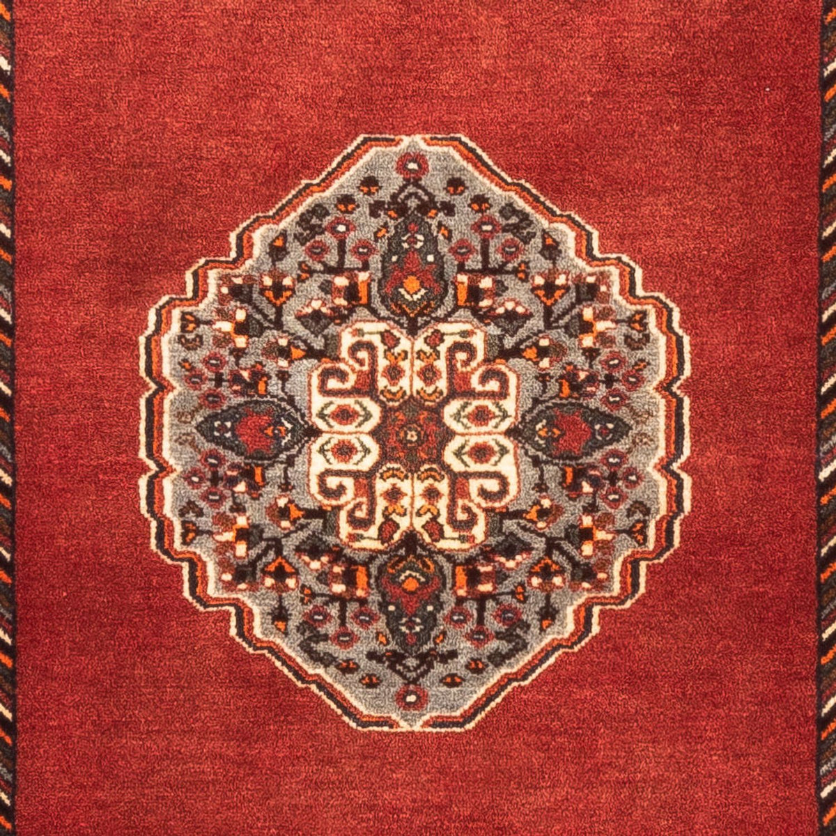 Tapis de couloir Tapis persan - Nomadic - 207 x 84 cm - rouge