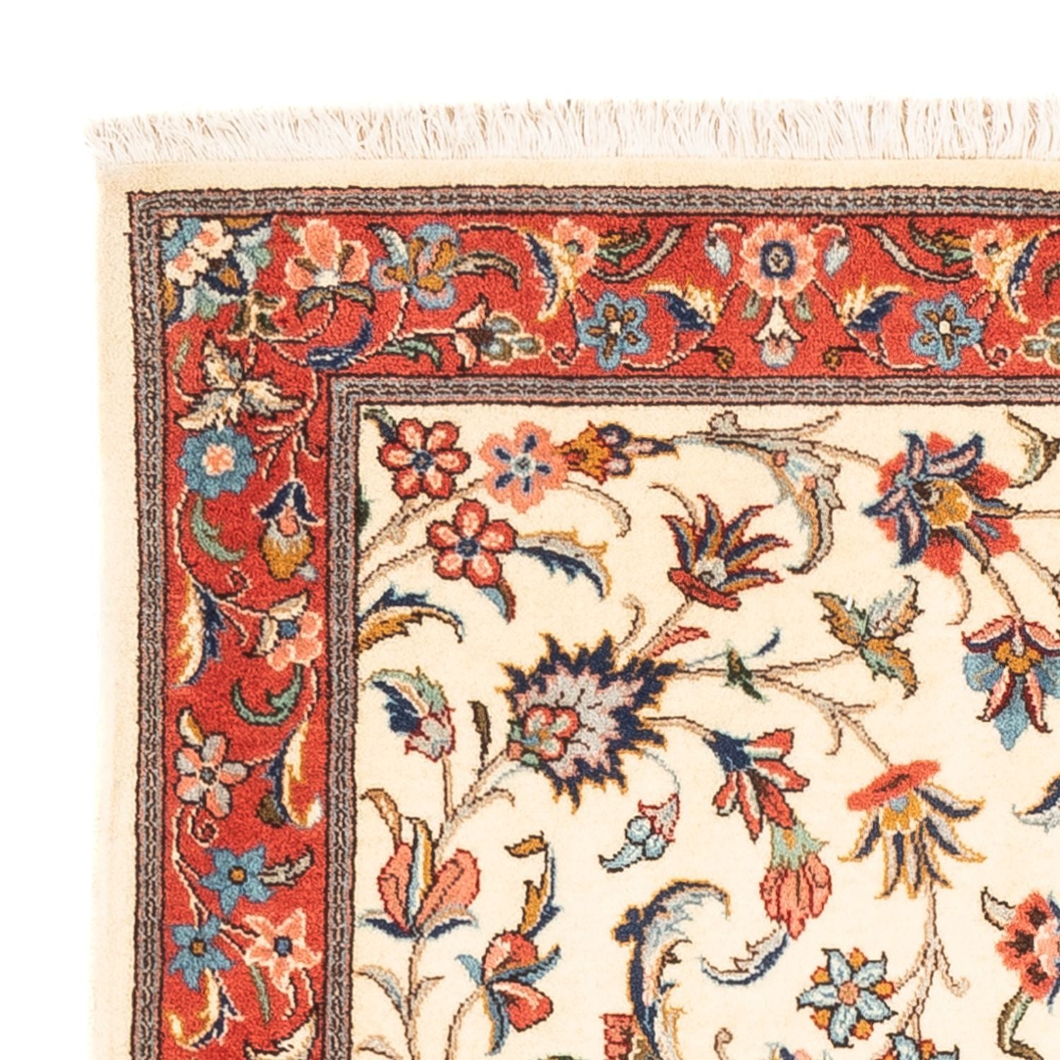 Tapis de couloir Tapis persan - Classique - 167 x 70 cm - crème