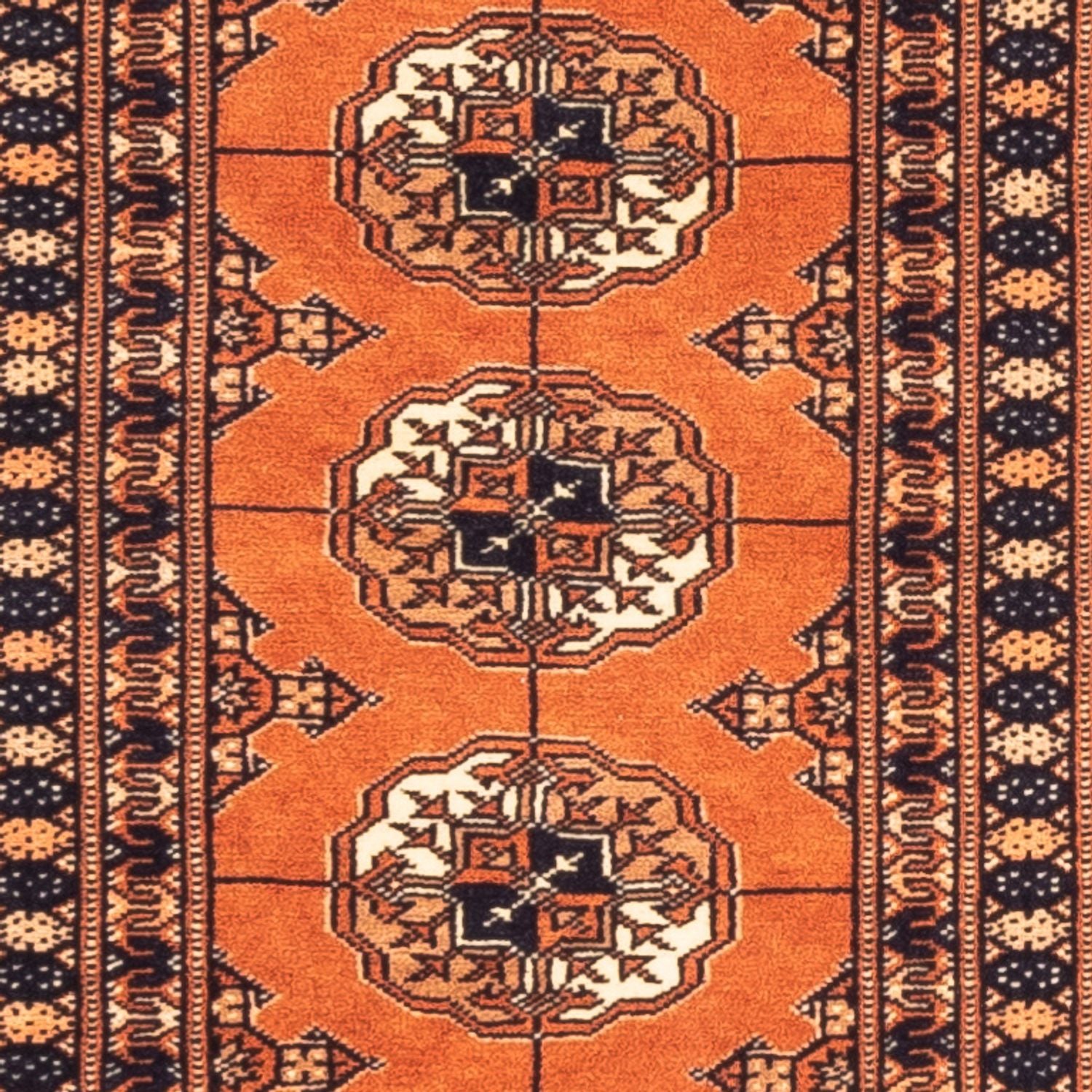 Tapis de couloir Tapis Turkaman - 193 x 52 cm - orange