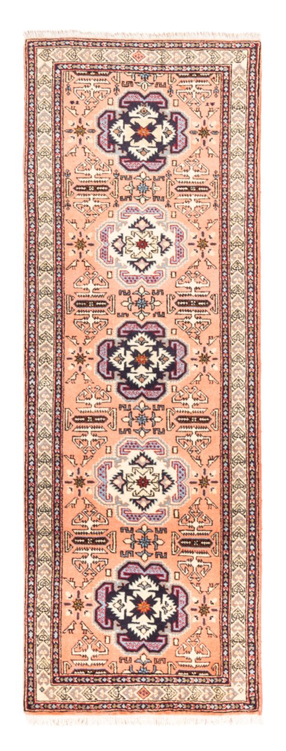Tapis de couloir Tapis persan - Nomadic - 185 x 64 cm - saumon