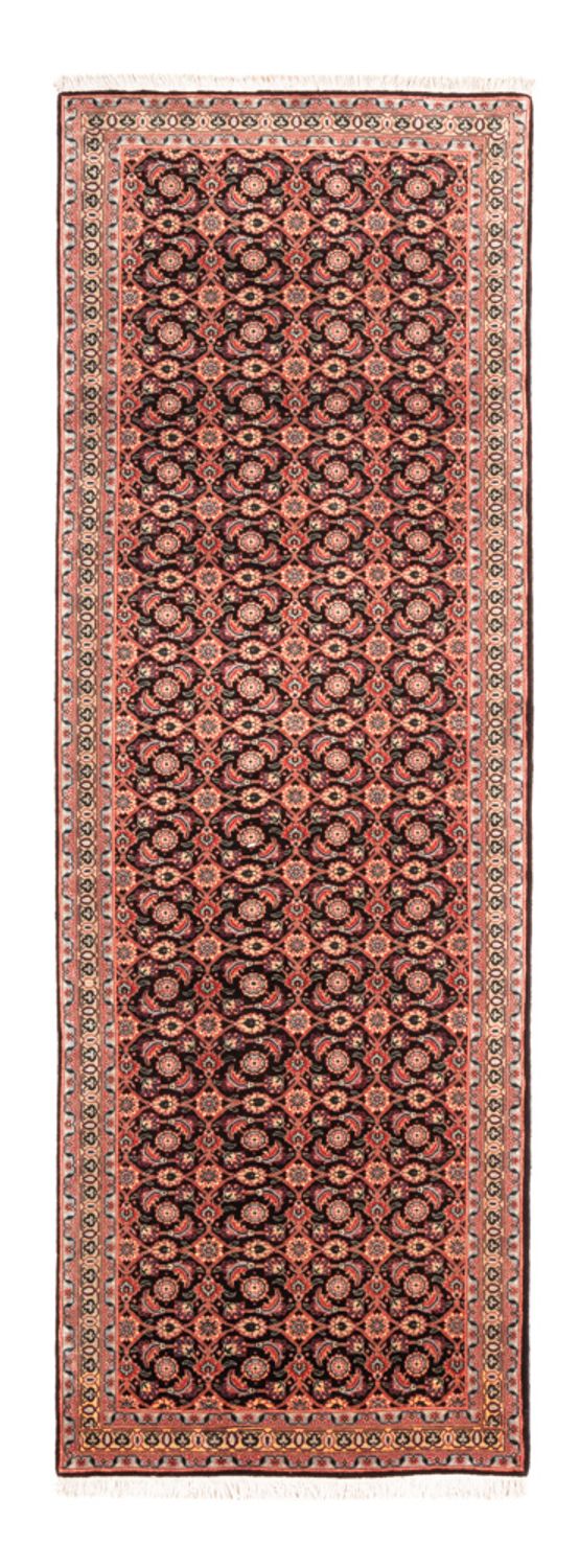 Tapis de couloir Tapis persan - Tabriz - Royal - 198 x 67 cm - bleu foncé