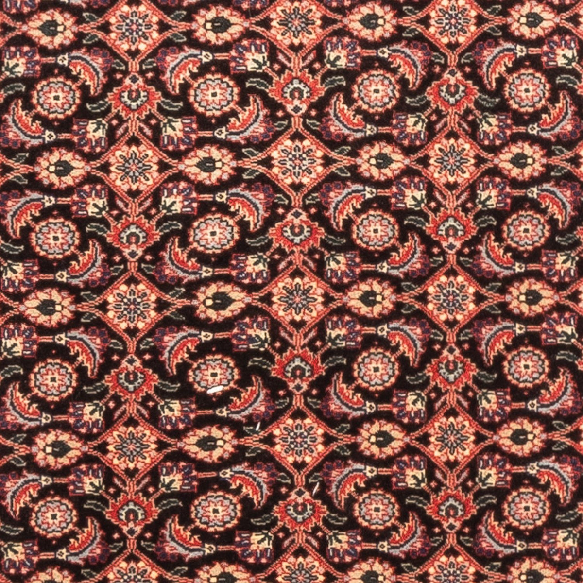 Tapis de couloir Tapis persan - Tabriz - Royal - 198 x 67 cm - bleu foncé