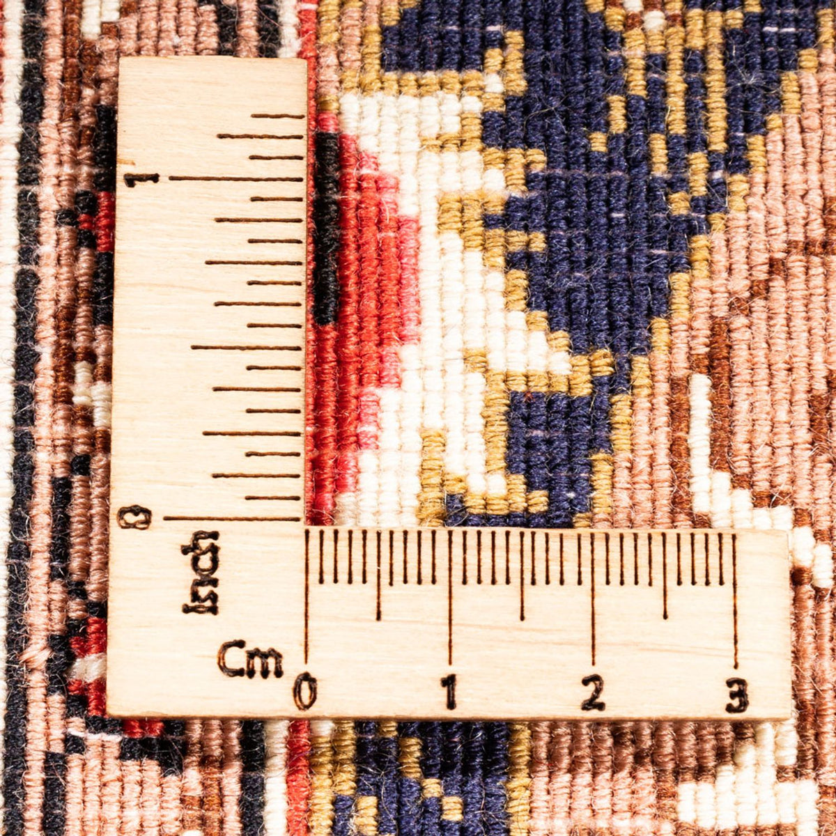 Tapis de couloir Tapis persan - Ghom - 160 x 53 cm - bleu foncé