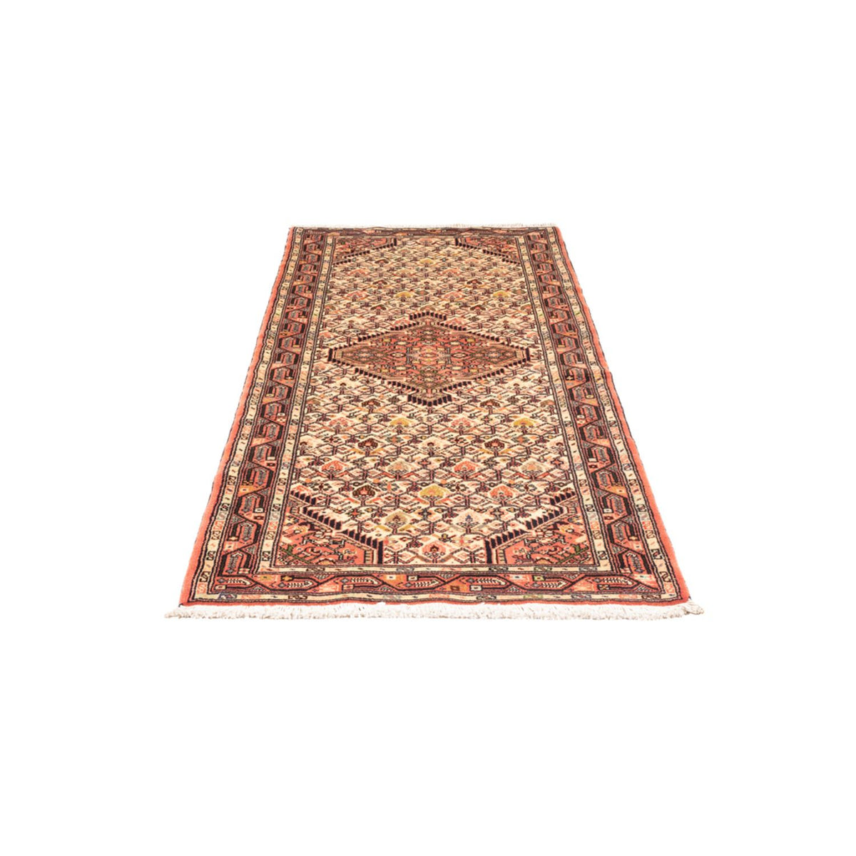 Tapis de couloir Tapis persan - Nomadic - 202 x 87 cm - crème