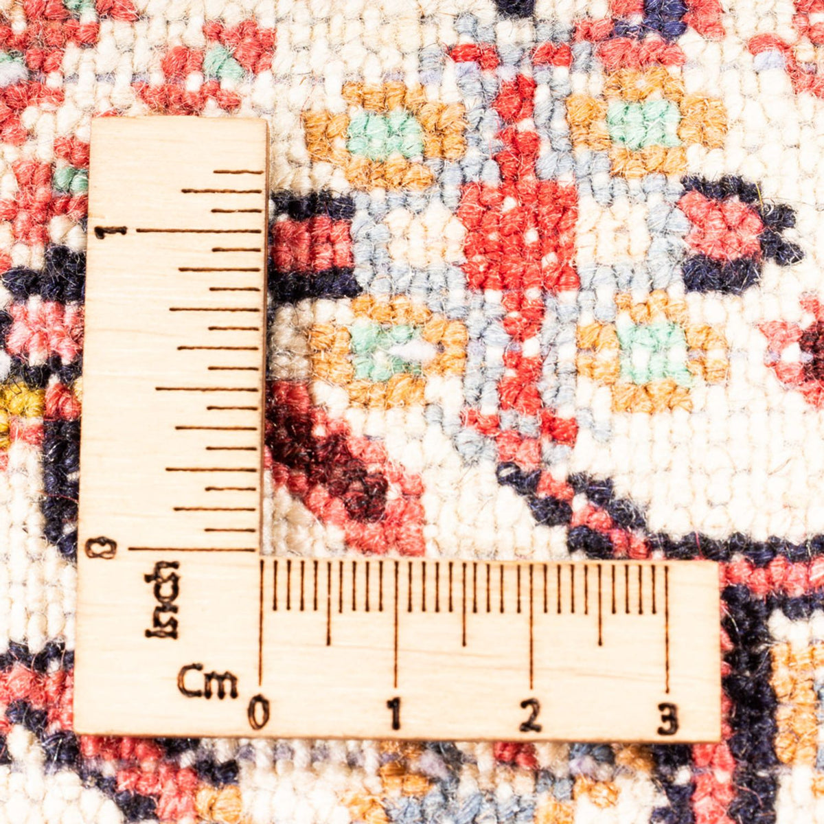 Tapis de couloir Tapis persan - Nomadic - 202 x 87 cm - crème