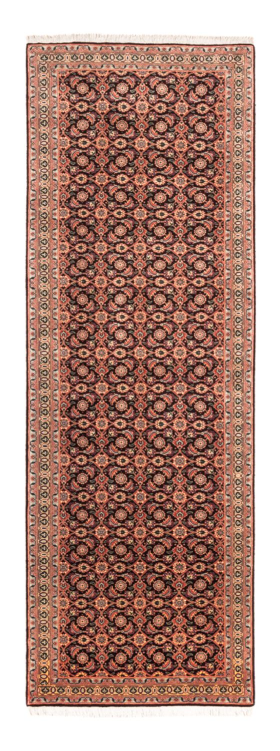 Tapis de couloir Tapis persan - Tabriz - Royal - 200 x 68 cm - bleu foncé
