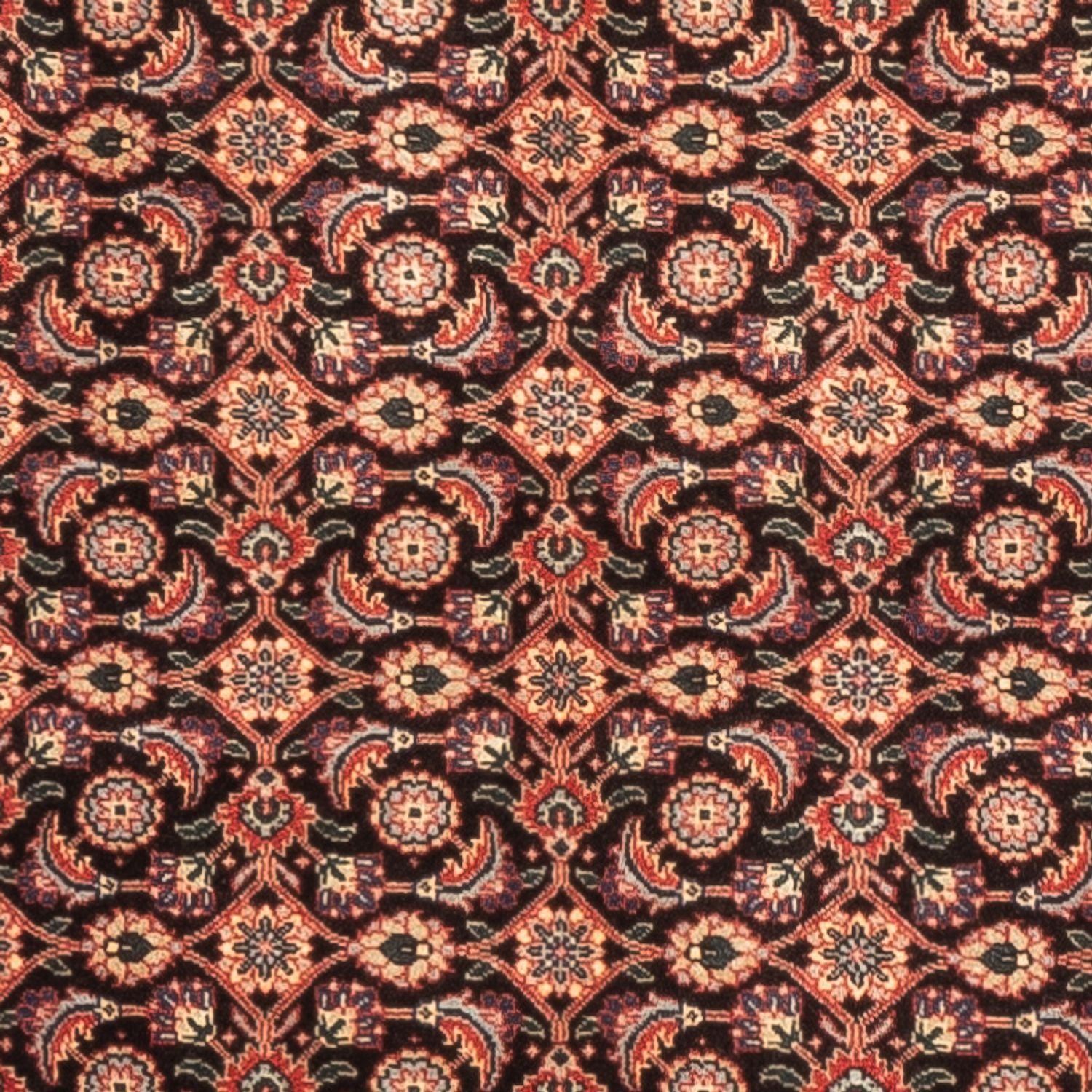 Tapis de couloir Tapis persan - Tabriz - Royal - 200 x 68 cm - bleu foncé