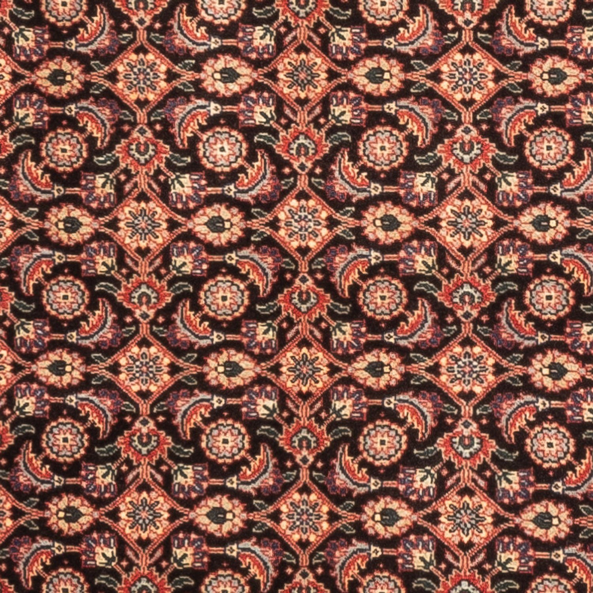 Tapis de couloir Tapis persan - Tabriz - Royal - 200 x 68 cm - bleu foncé