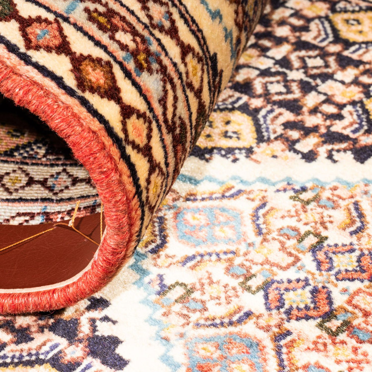 Tapis de couloir Tapis persan - Classique - 213 x 60 cm - beige foncé