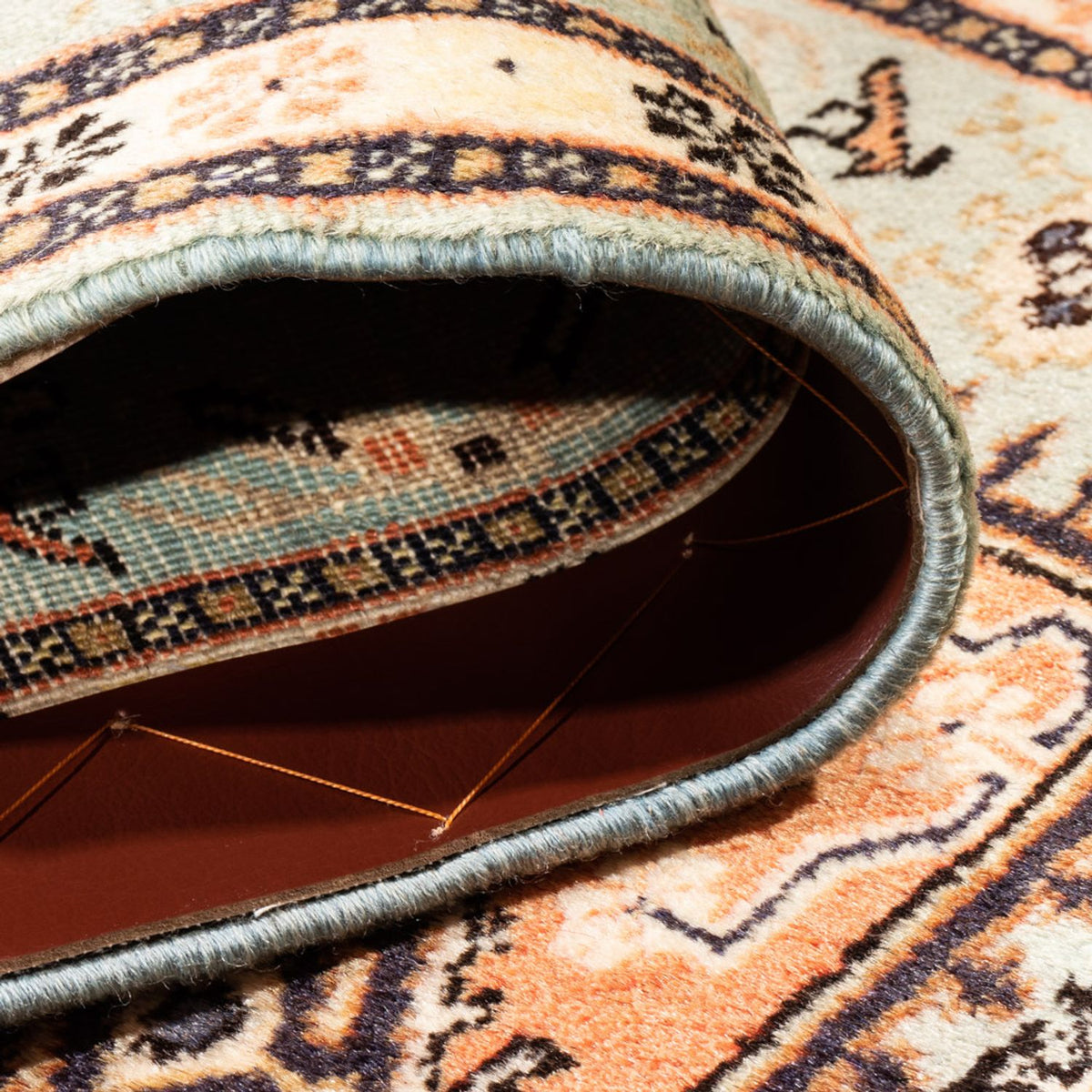 Tapis de couloir Tapis persan - Nomadic - 188 x 66 cm - vert clair