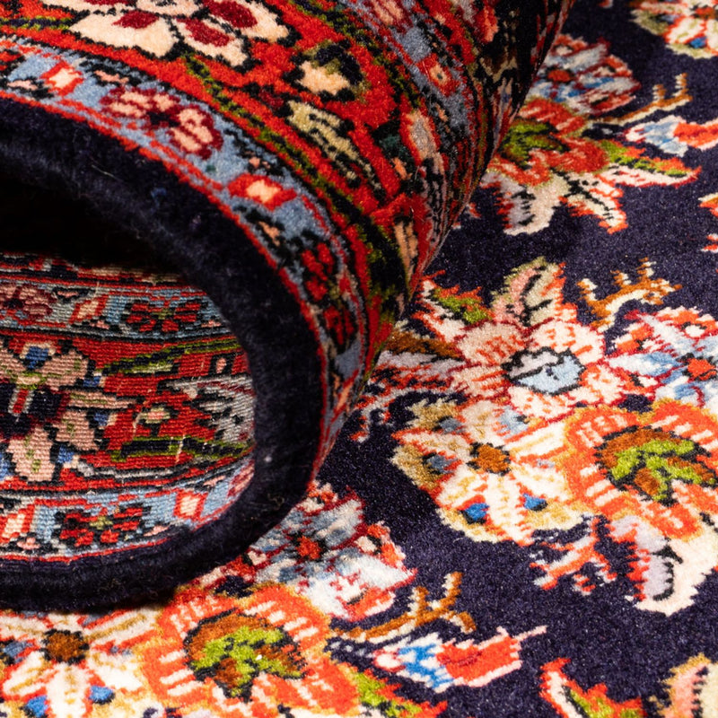 Tapis de couloir Tapis persan - Bidjar - 204 x 73 cm - bleu foncé