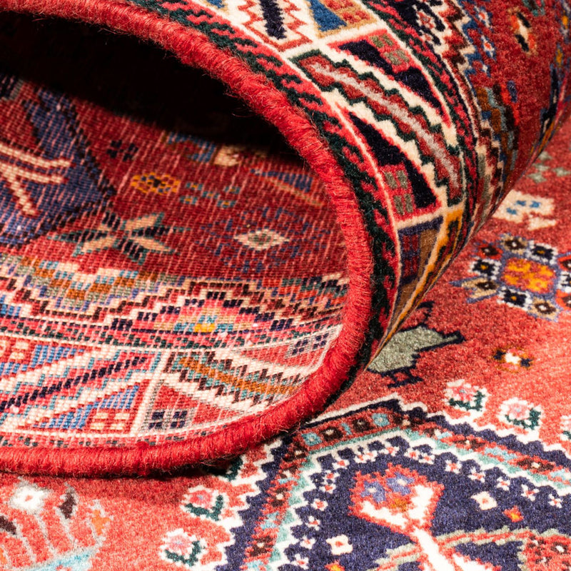 Tapis de couloir Tapis persan - Nomadic - 200 x 84 cm - rouge