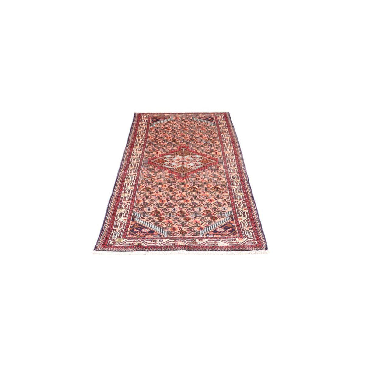 Tapis de couloir Tapis persan - Nomadic - 190 x 77 cm - rouge