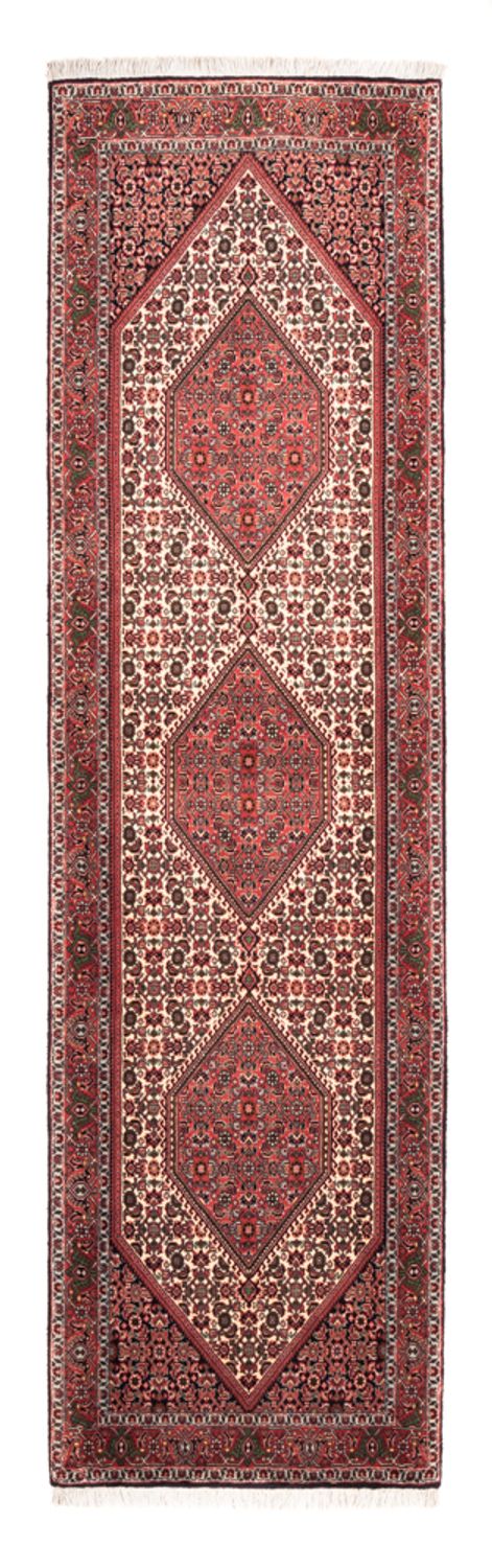 Tapis de couloir Tapis persan - Bidjar - 225 x 80 cm - crème