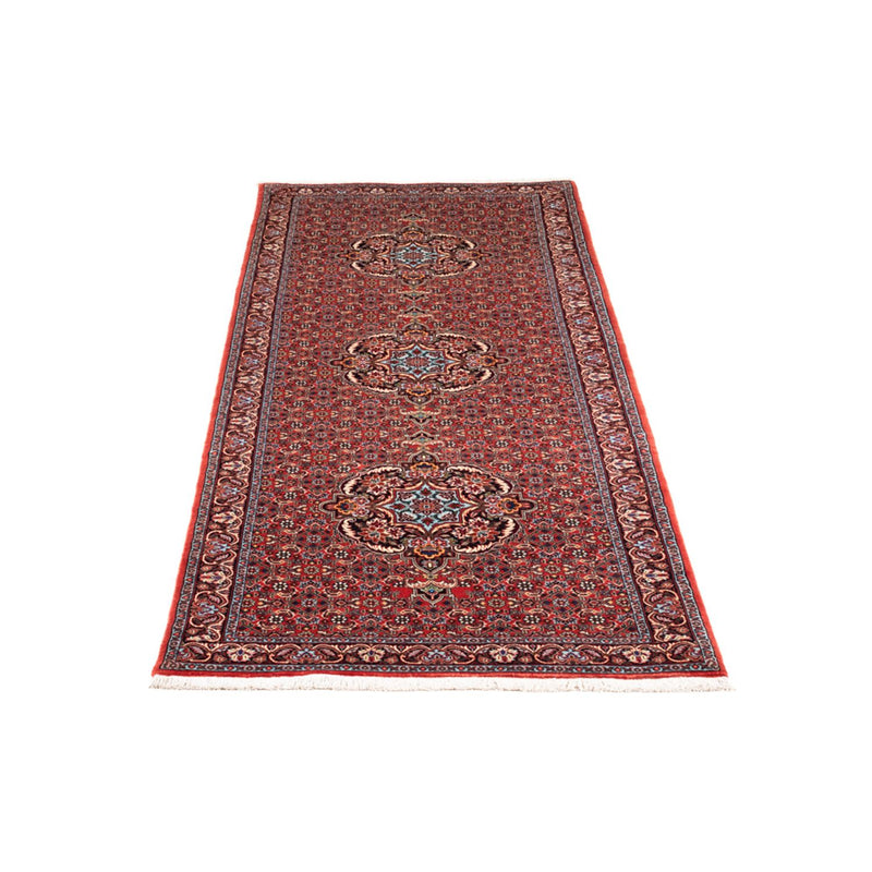 Tapis de couloir Tapis persan - Bidjar - 226 x 75 cm - rouge