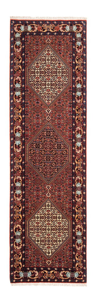 Tapis de couloir Tapis persan - Bidjar - 214 x 62 cm - rouge