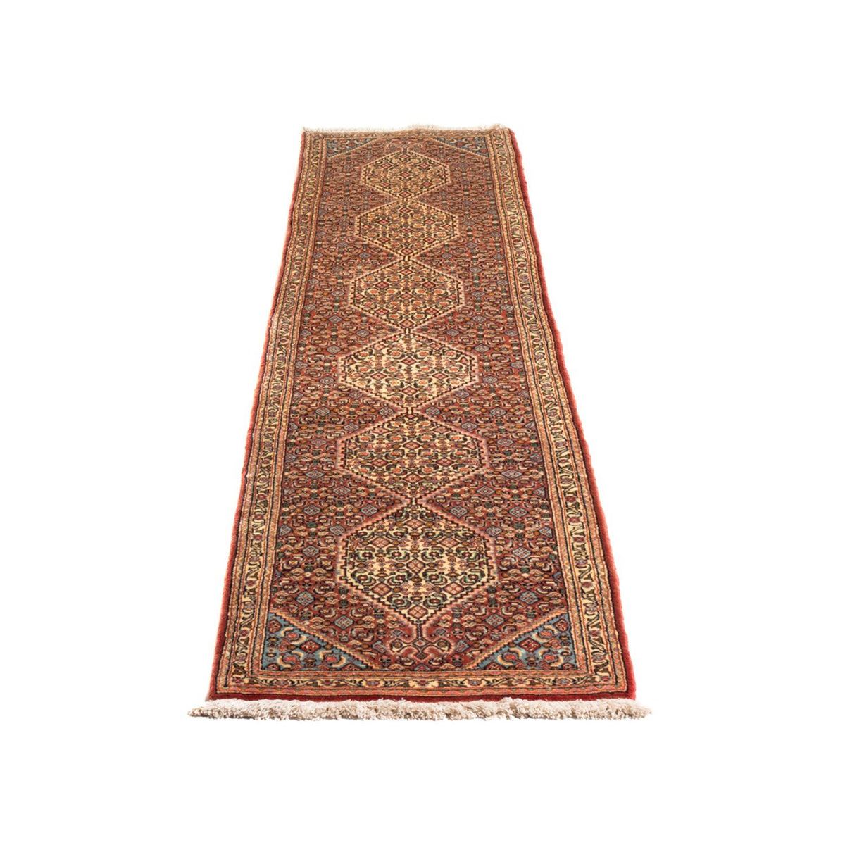 Tapis de couloir Tapis persan - Classique - 252 x 52 cm - rouge