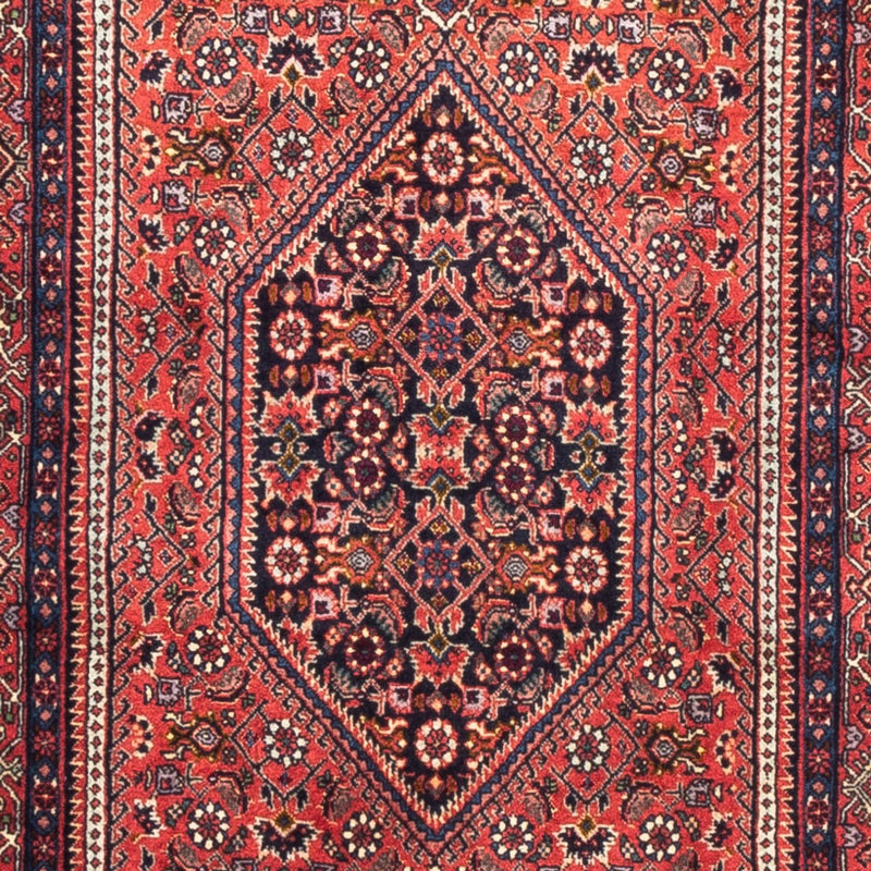 Tapis de couloir Tapis persan - Bidjar - 226 x 77 cm - rouge