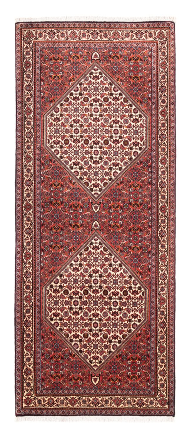 Tapis de couloir Tapis persan - Bidjar - 205 x 81 cm - rouge