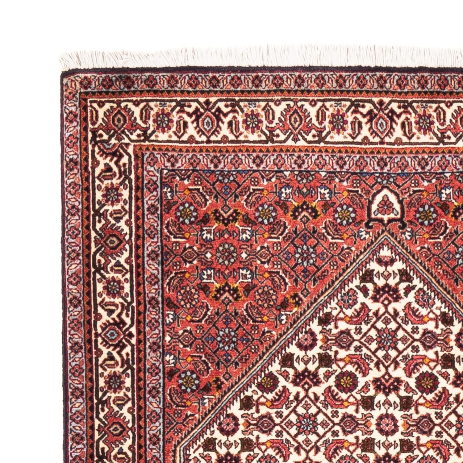 Tapis de couloir Tapis persan - Bidjar - 205 x 81 cm - rouge
