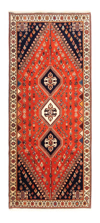 Tapis de couloir Tapis Gabbeh - Persan Kashkuli - 200 x 85 cm - rouge