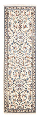 Tapis de couloir Tapis persan - Nain - 201 x 61 cm - crème