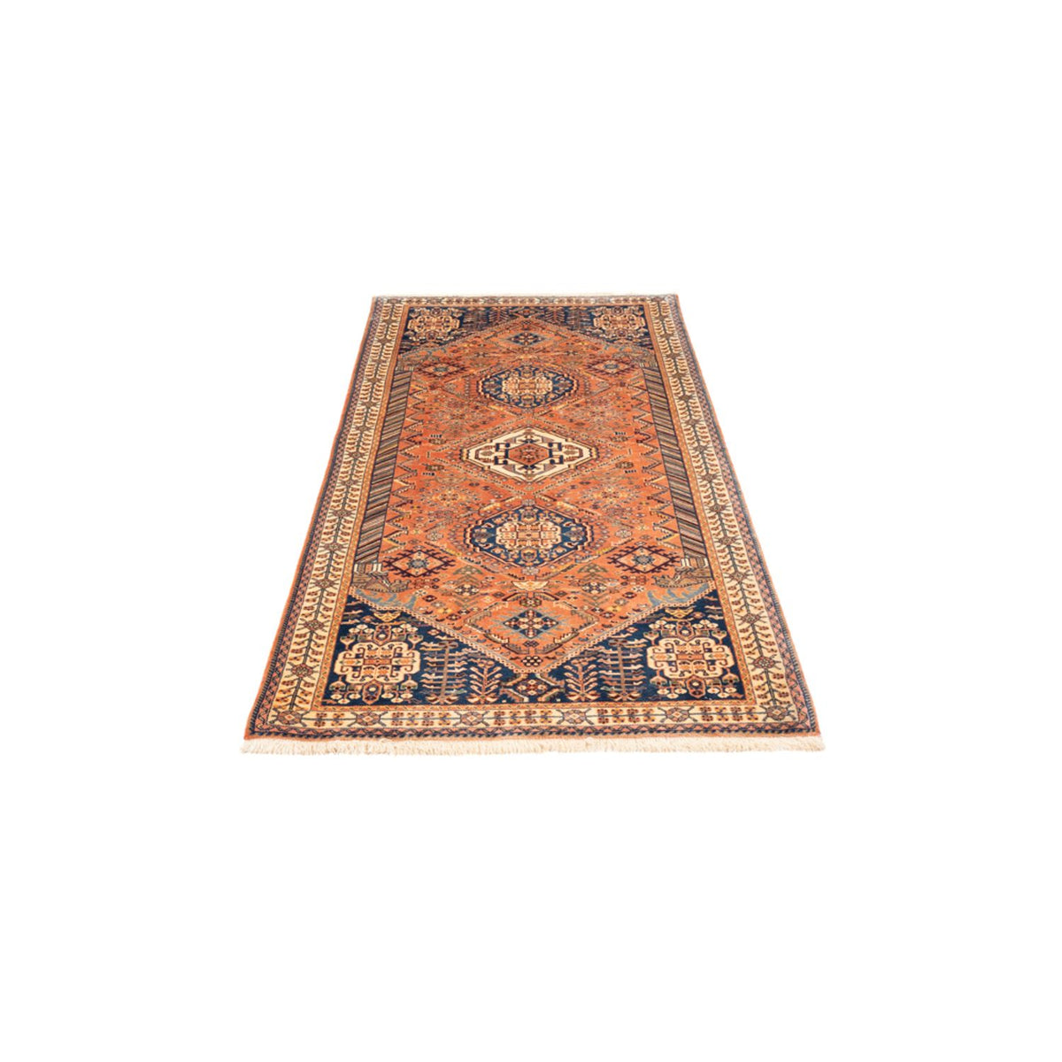 Tapis de couloir Tapis Gabbeh - Persan Kashkuli - 195 x 84 cm - rouge
