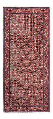 Tapis de couloir Tapis persan - Bidjar - 189 x 82 cm - rouge clair