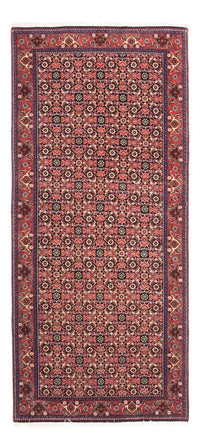 Tapis de couloir Tapis persan - Bidjar - 189 x 82 cm - rouge clair
