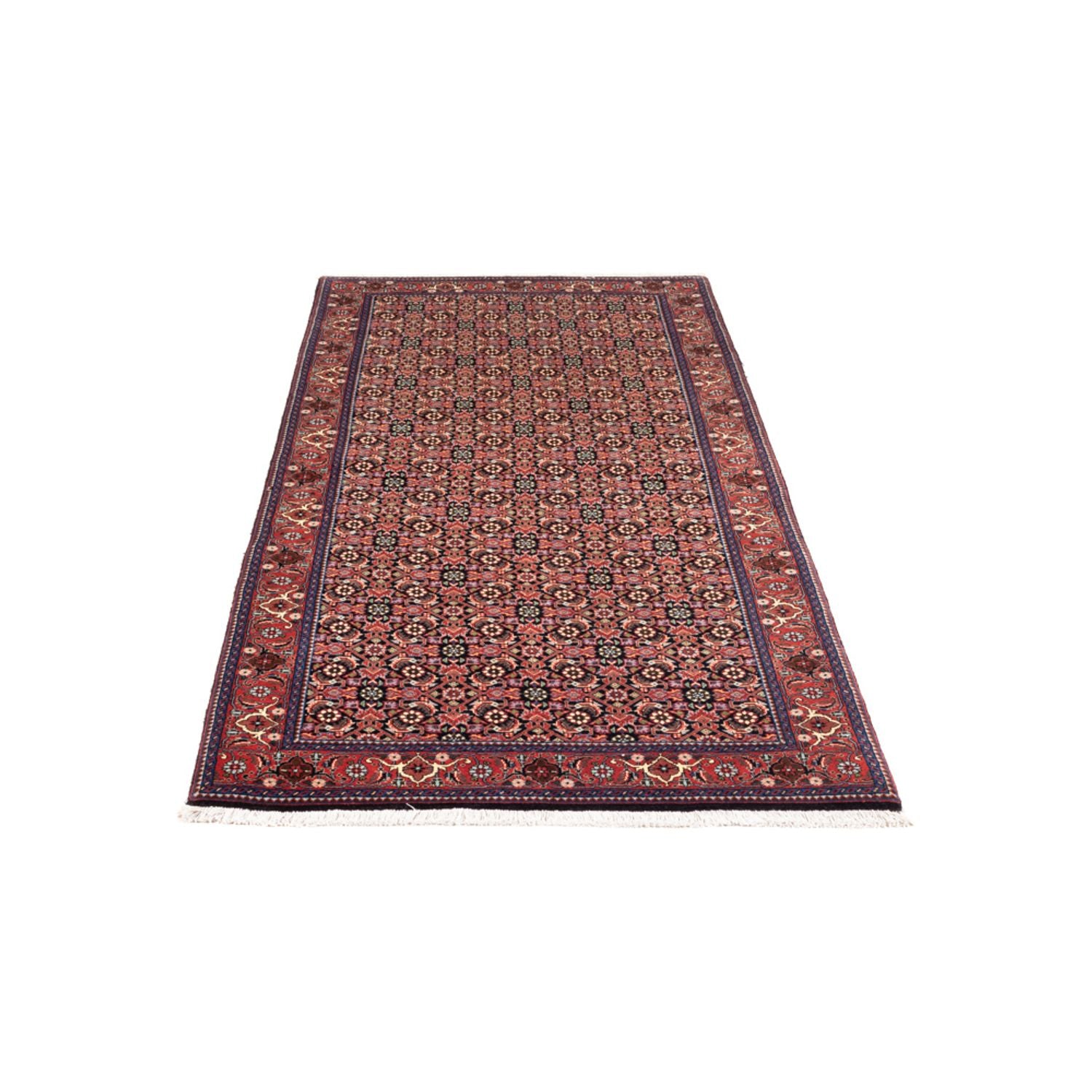 Tapis de couloir Tapis persan - Bidjar - 189 x 82 cm - rouge clair