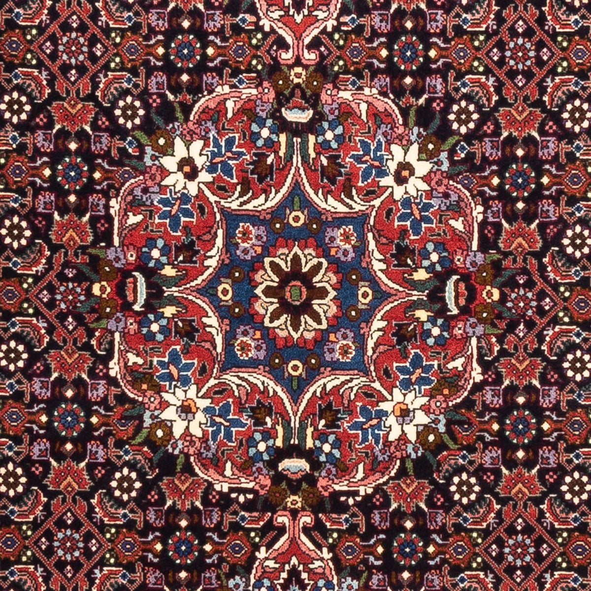 Tapis de couloir Tapis persan - Bidjar - 200 x 76 cm - bleu foncé