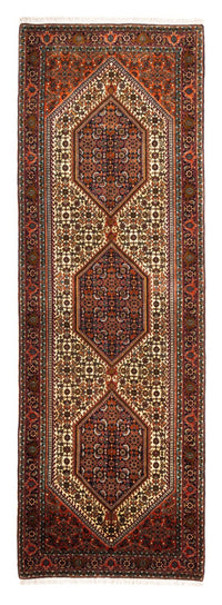 Tapis de couloir Tapis persan - Bidjar - 218 x 75 cm - beige