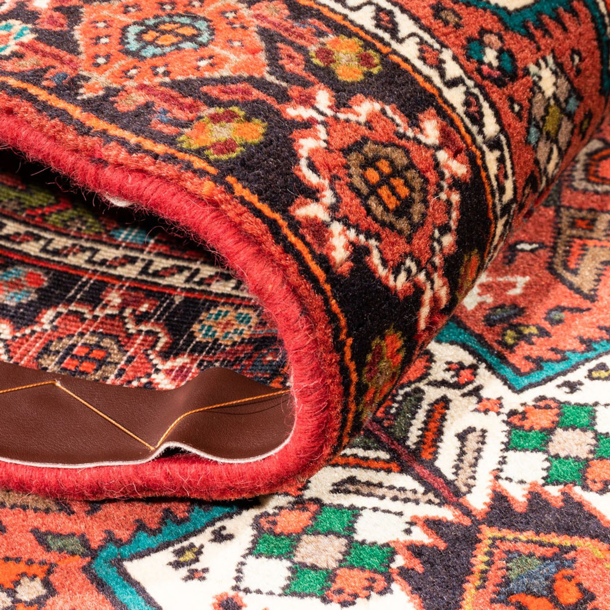 Tapis de couloir Tapis persan - Nomadic - 175 x 60 cm - marron