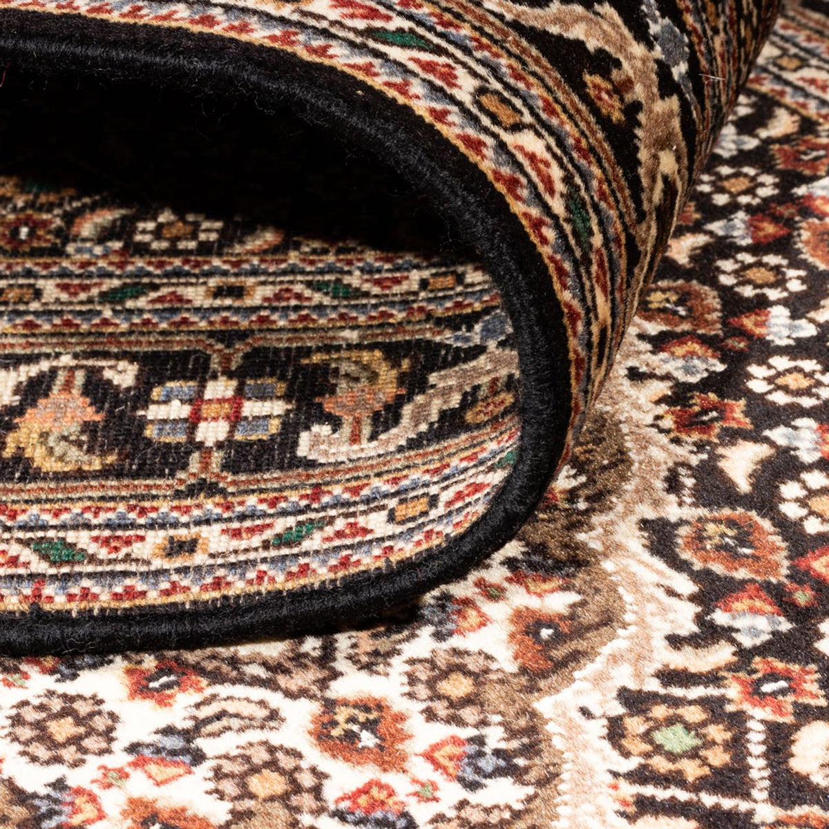 Tapis de couloir Tapis persan - Tabriz - Royal - 195 x 76 cm - bleu foncé