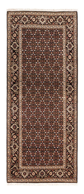 Tapis de couloir Tapis persan - Tabriz - Royal - 196 x 80 cm - bleu foncé