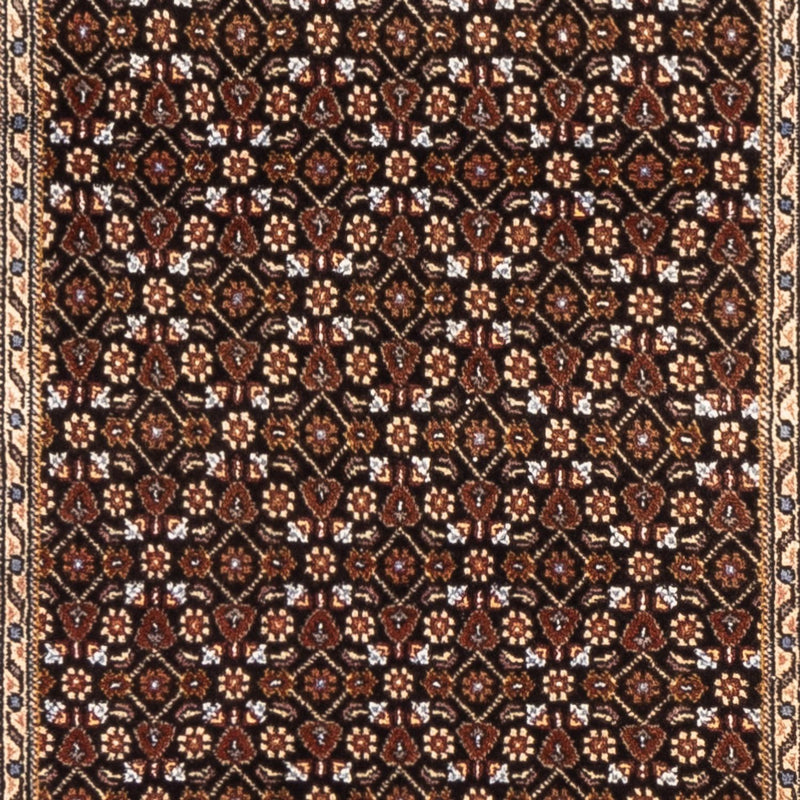 Tapis de couloir Tapis persan - Tabriz - Royal - 196 x 80 cm - bleu foncé