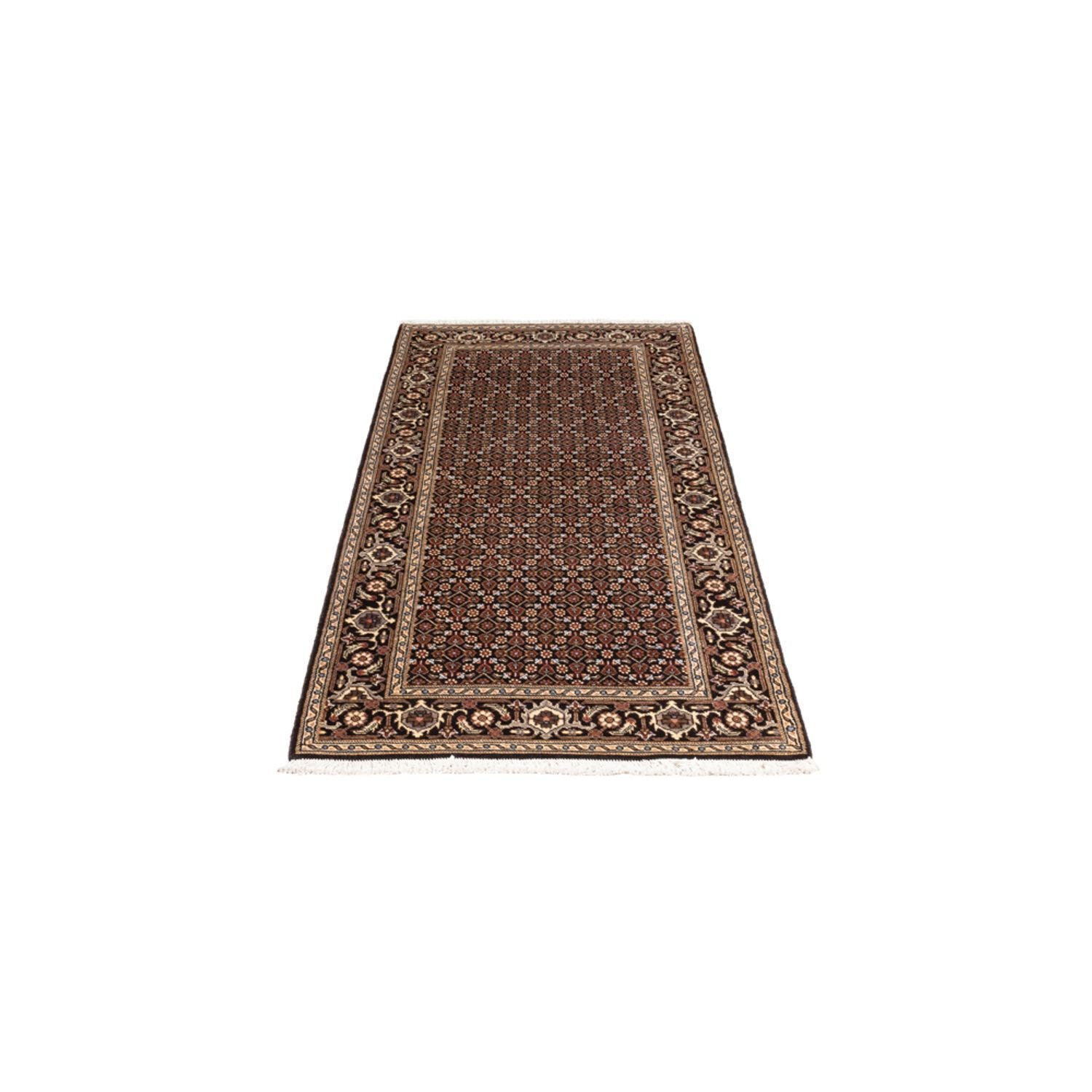 Tapis de couloir Tapis persan - Tabriz - Royal - 196 x 80 cm - bleu foncé