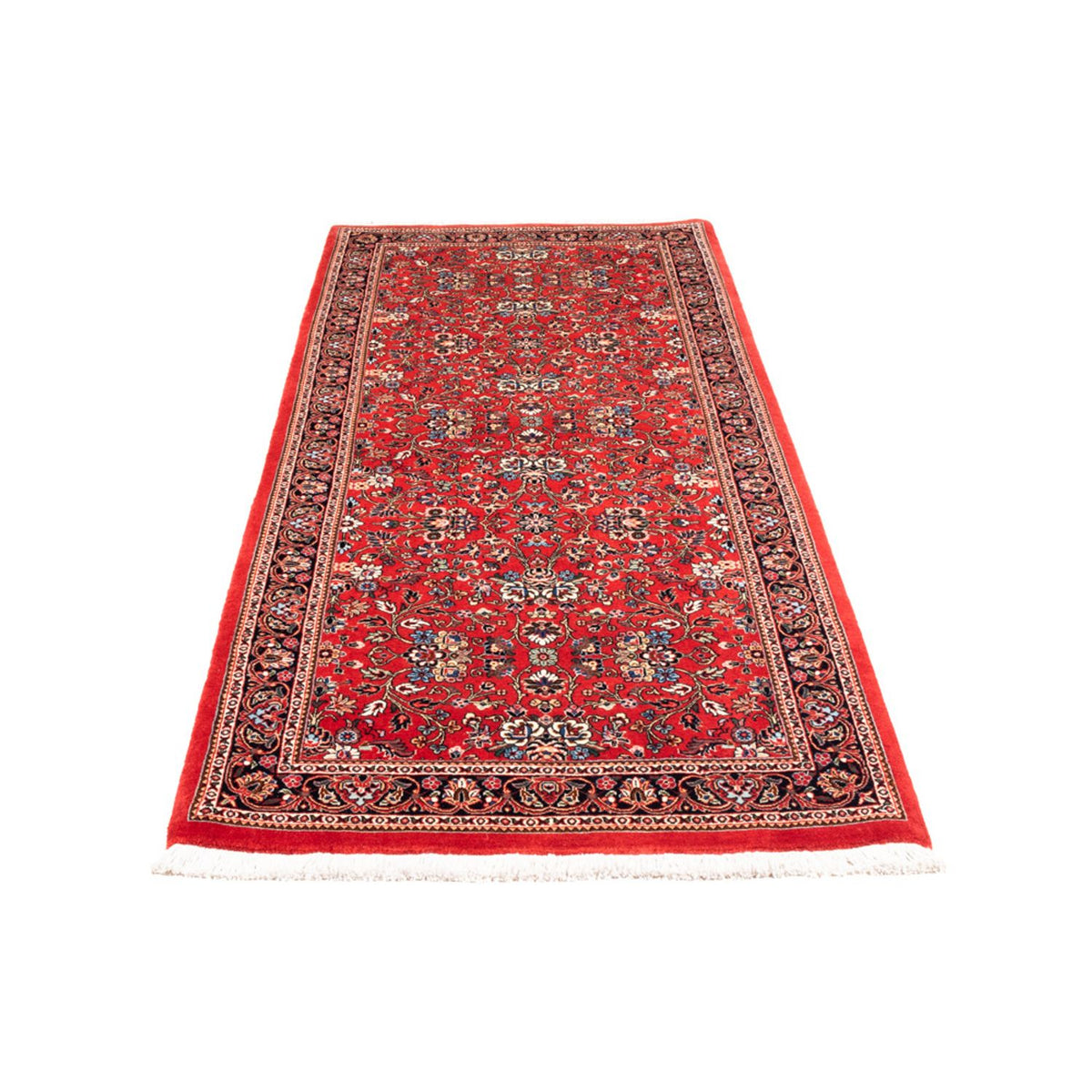 Tapis de couloir Tapis persan - Bidjar - 204 x 84 cm - rouge
