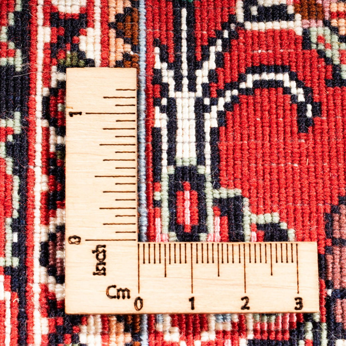 Tapis de couloir Tapis persan - Bidjar - 204 x 84 cm - rouge