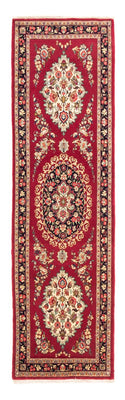 Tapis de couloir Tapis persan - Ghom - 215 x 65 cm - rouge