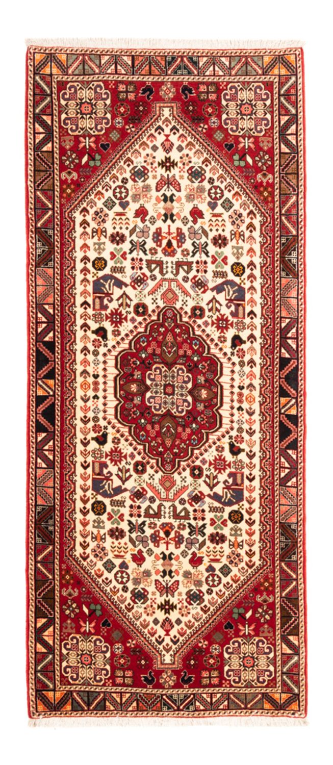 Tapis de couloir Tapis persan - Nomadic - 200 x 82 cm - crème