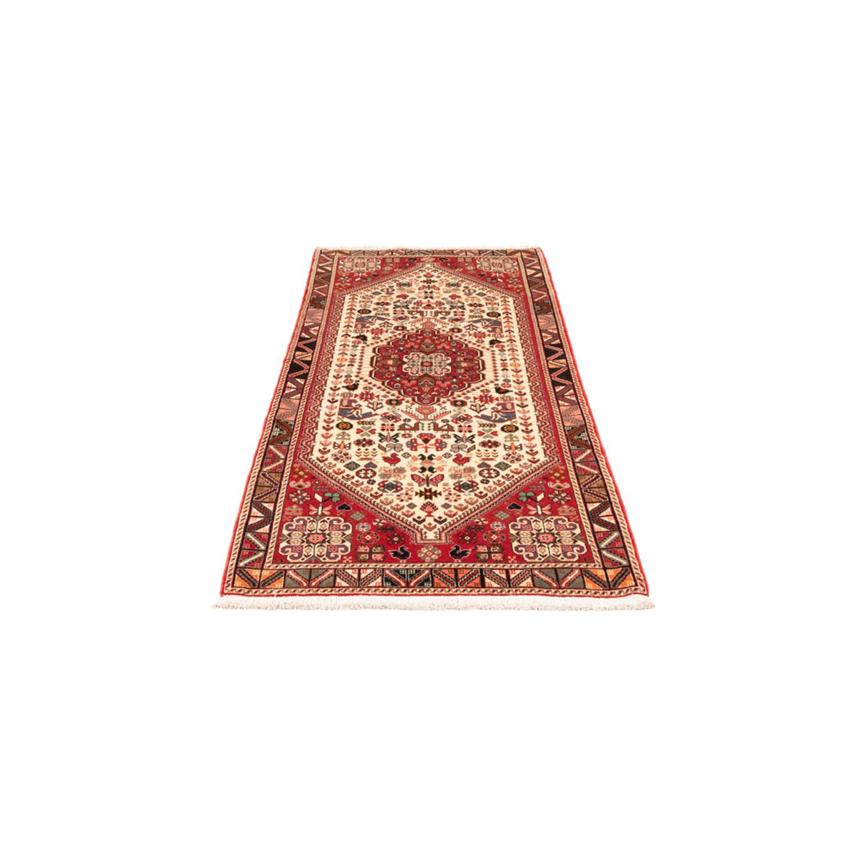 Tapis de couloir Tapis persan - Nomadic - 200 x 82 cm - crème