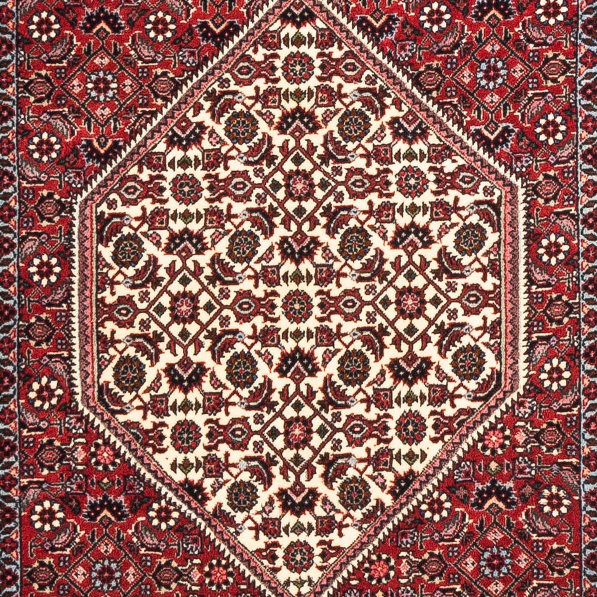 Tapis de couloir Tapis persan - Bidjar - 211 x 77 cm - rouge